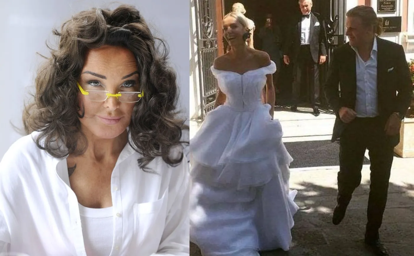 Ewa Minge o ślubie Staraka i Szulim: Winą męża Agnieszki jest jego majątek, wiek i wzrost