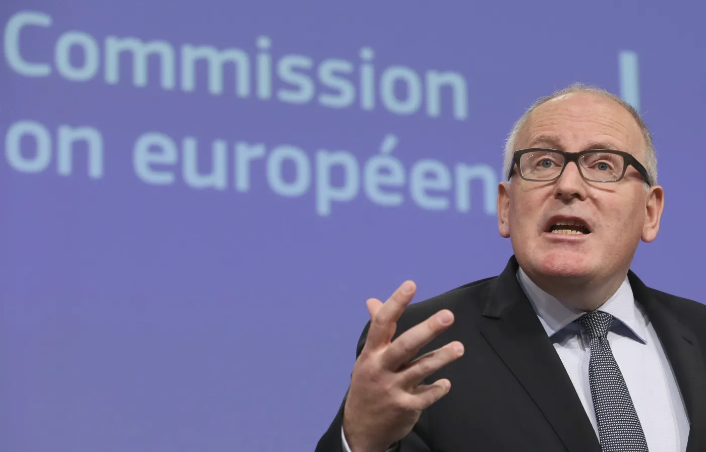 Wiceszef Komisji Europejskiej Frans Timmermans