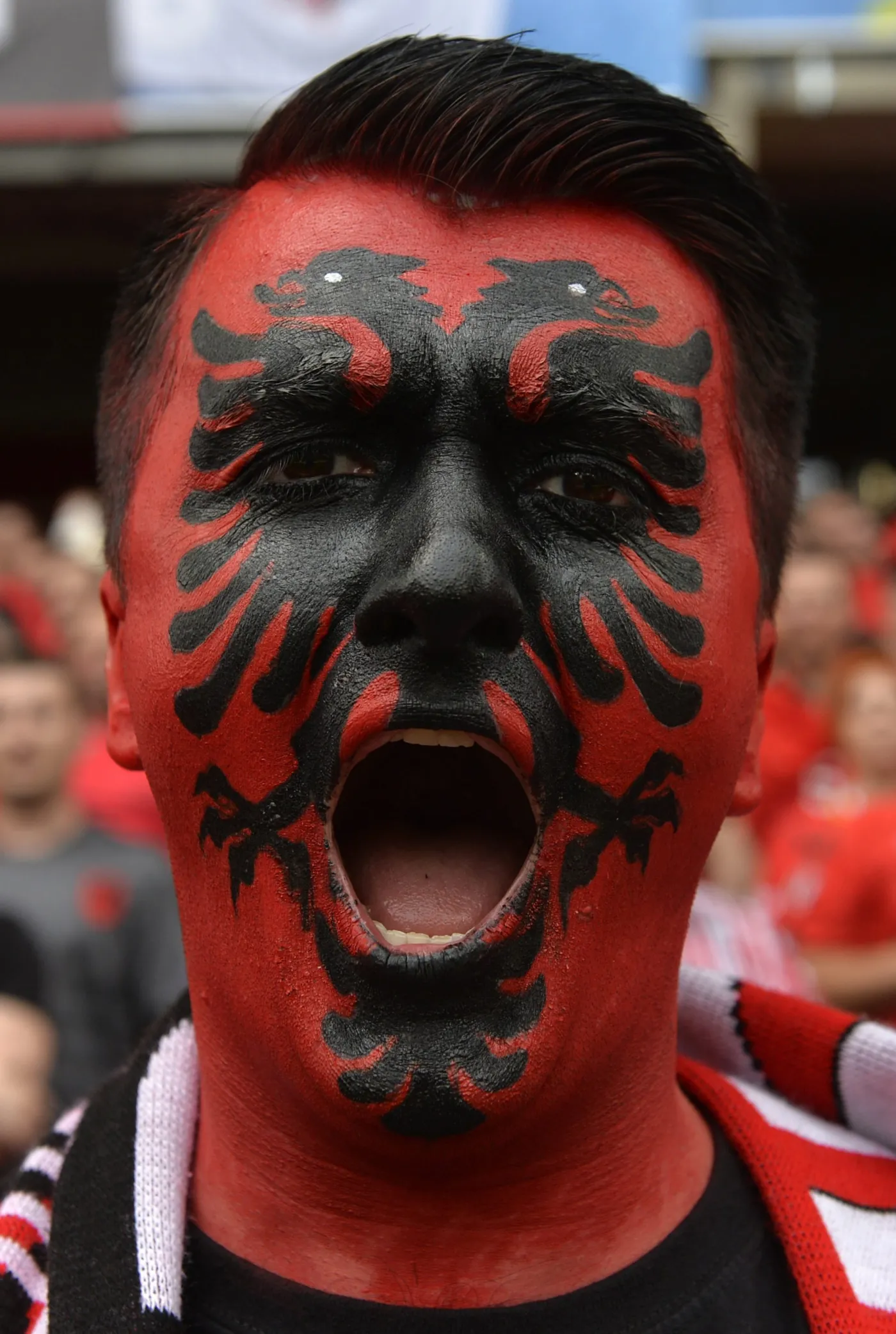 "Gang Albanii" na trybunach stworzył "piekło", ale na Szwajcarów to nie wystarczyło