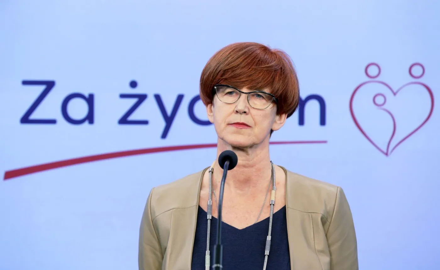 Minister rodziny, pracy i polityki społecznej Elżbieta Rafalska