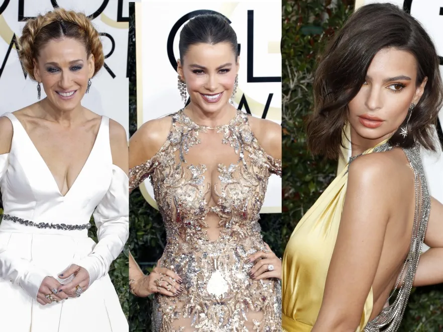 Seksowne gwiazdy w przepięknych kreacjach na czerwonym dywanie Złotych Globów. FOTO