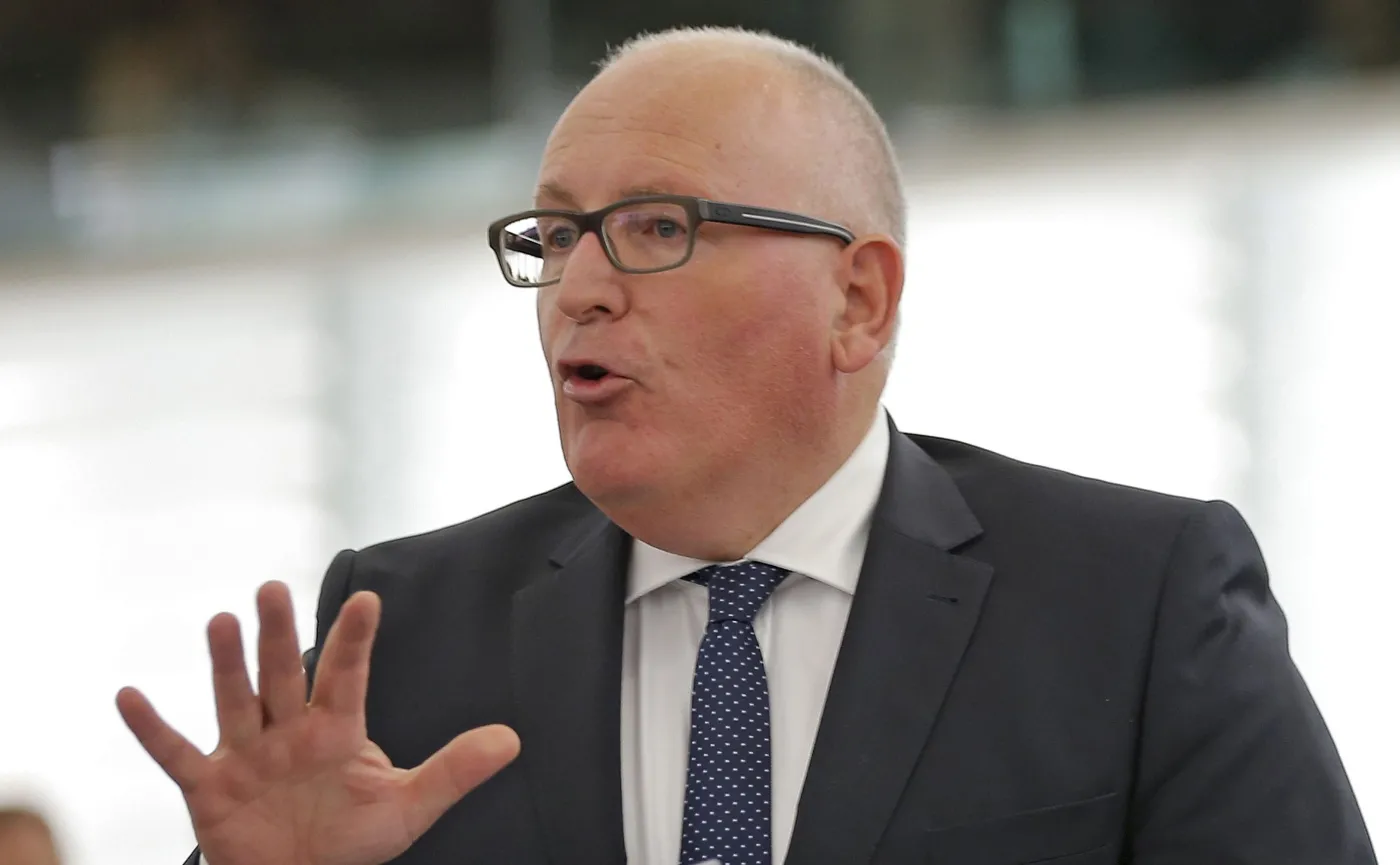 Frans Timmermans, wiceszef Komisji Europejskiej