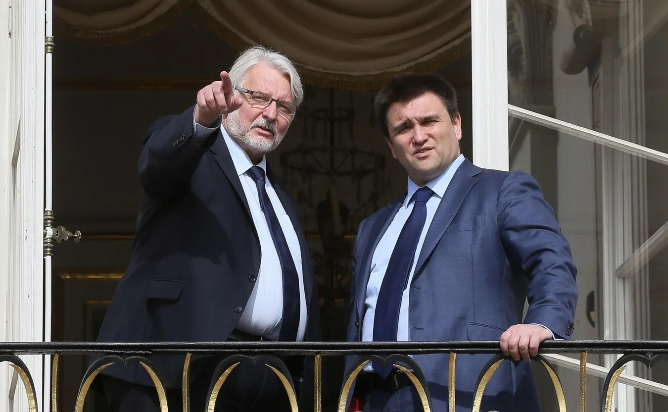 Minister spraw zagranicznych Witold Waszczykowski i szef MSZ Ukrainy Pawło Klimkin