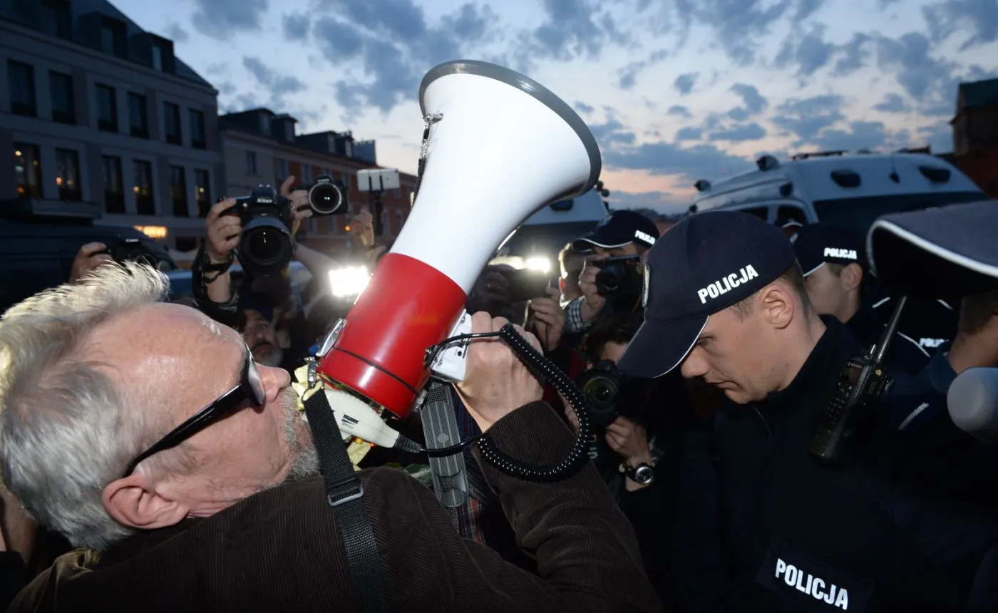 zgromadzenie zorganizowane przez stowarzyszenie Obywatele RP