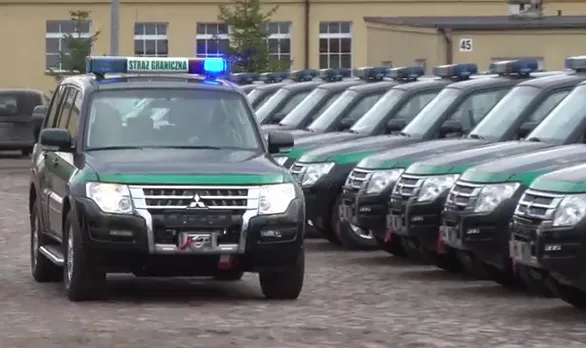 Straż graniczna dostała mitsubishi pajero