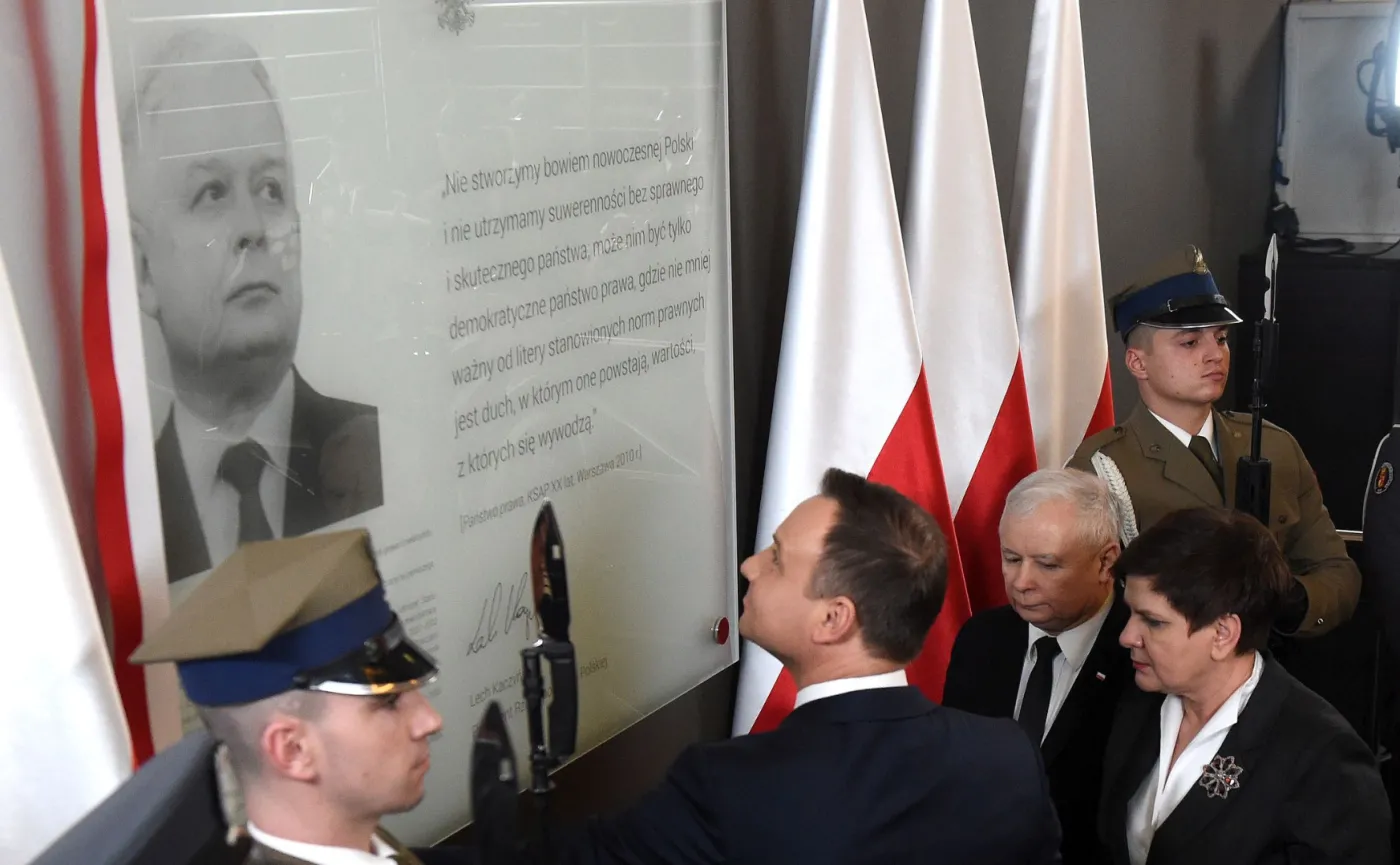 Andrzej Duda, Beata Szydło, Jarosław Kaczyński
