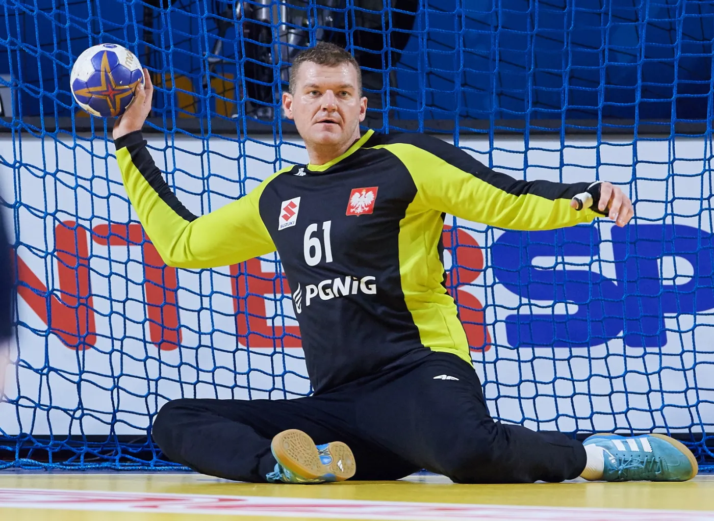 Bramkarz reprezentacji Polski Adam Malcher