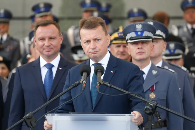 Błaszczak o protestach: To system wdrażany po to, by obalić legalny rząd