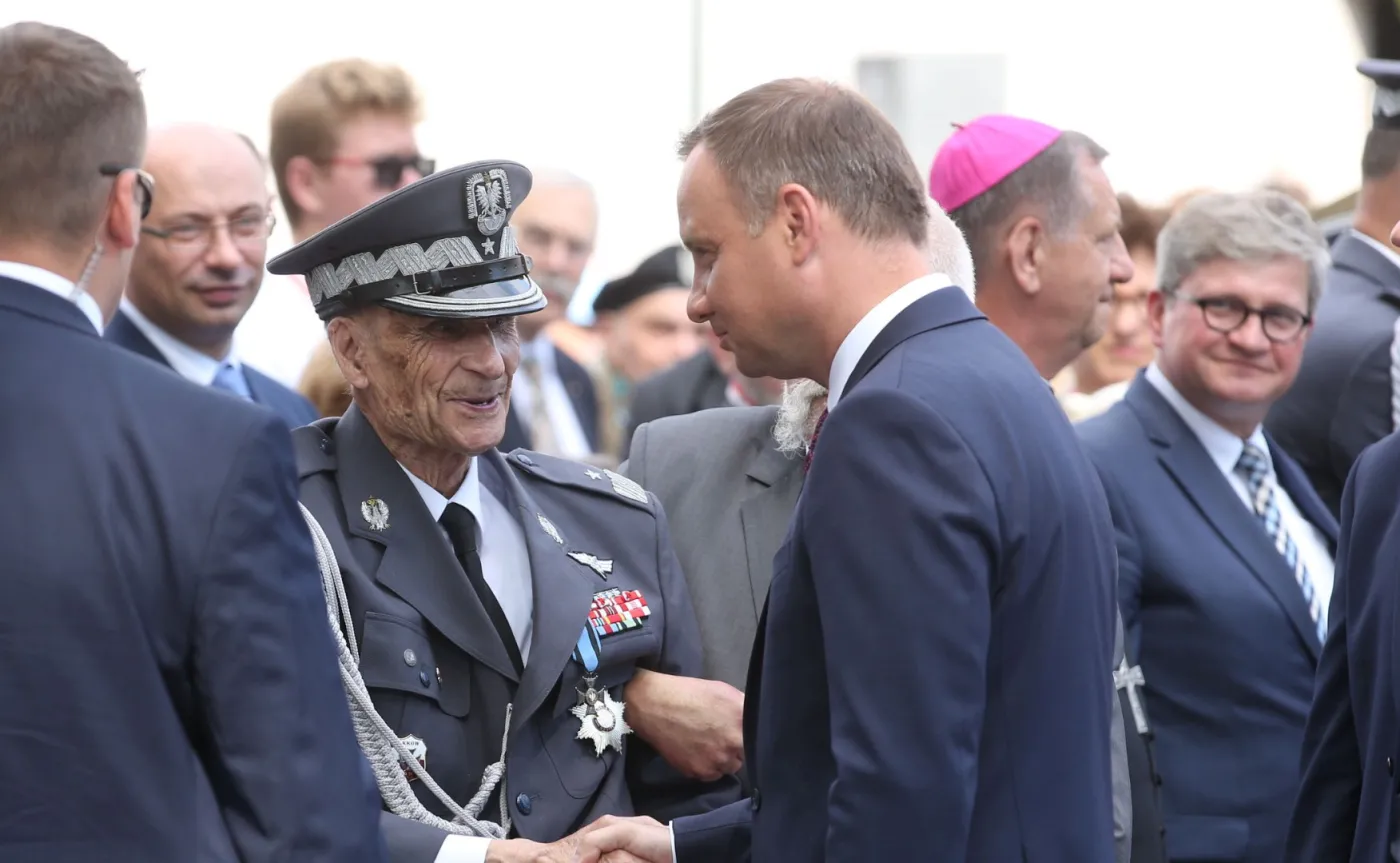 prezydent Andrzej Duda i generał Zbigniew Ścibor-Rylski