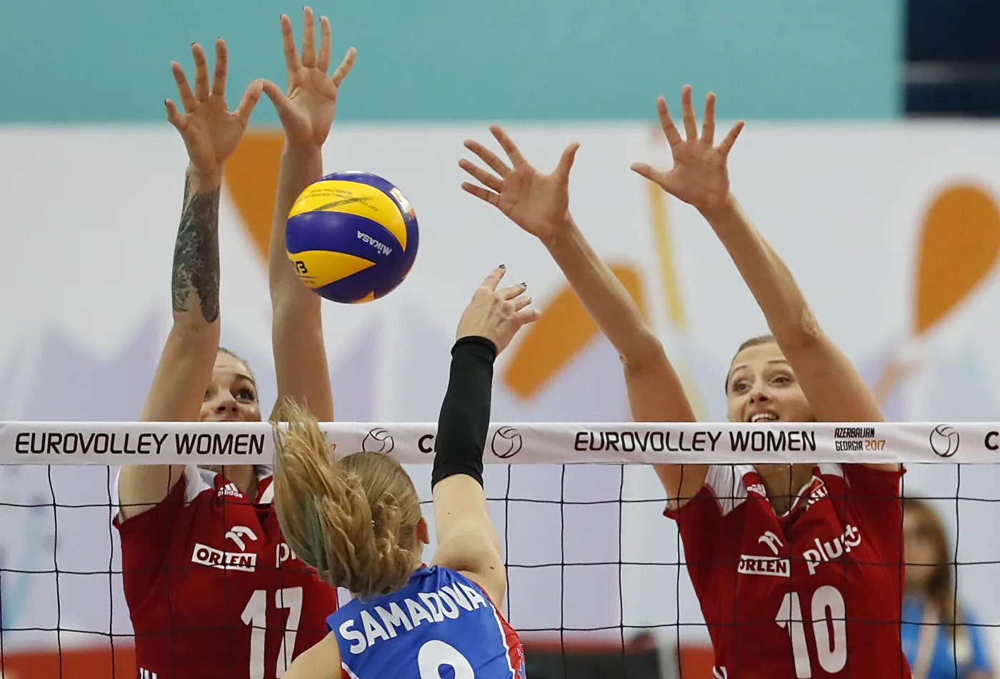 Malwina Smarzek, Zuzanna Efimenko i Yelyzaweta Samadova