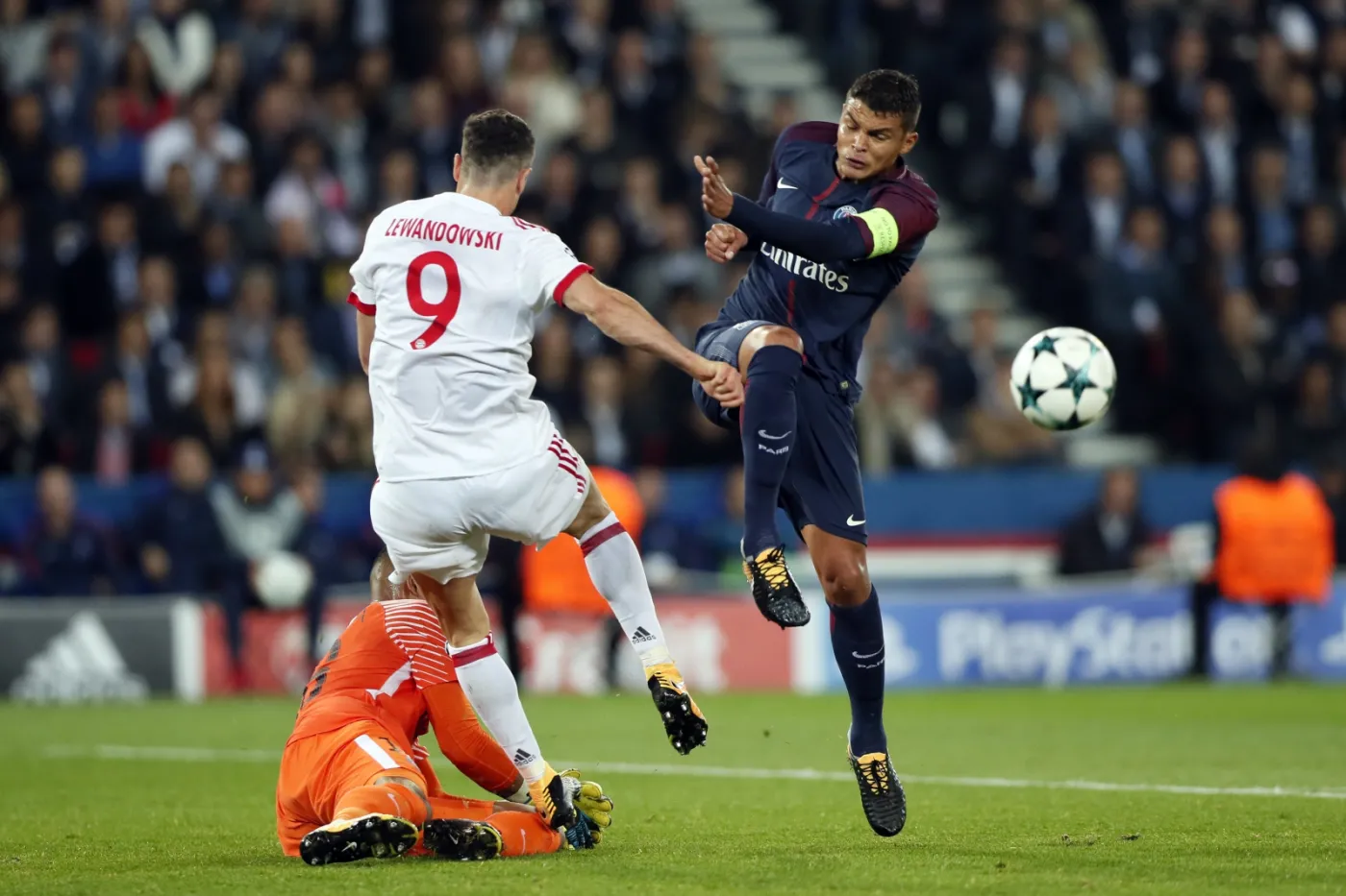 Thiago Silva, Sven Ulreich i Robert Lewandowski