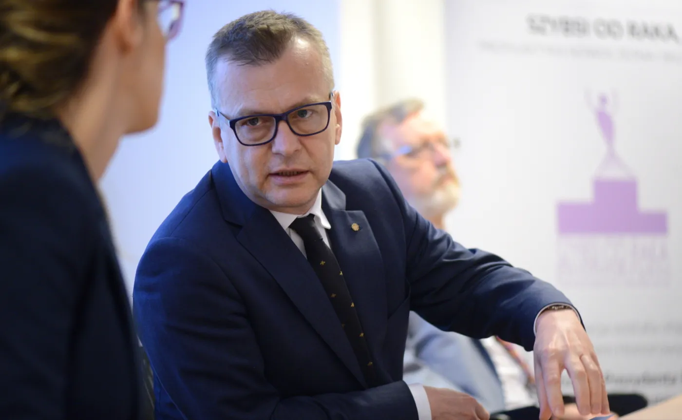 Rektor Warszawskiego Uniwersytetu Medycznego prof. Mirosław Wielgoś