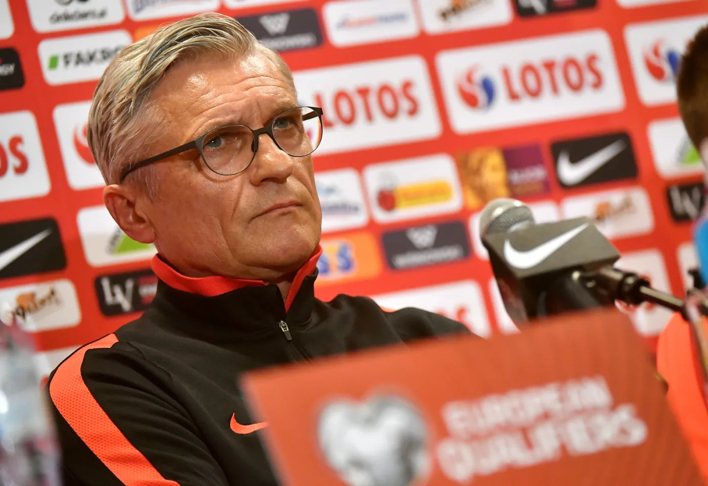 Trener piłkarskiej reprezentacji Polski Adam Nawałka