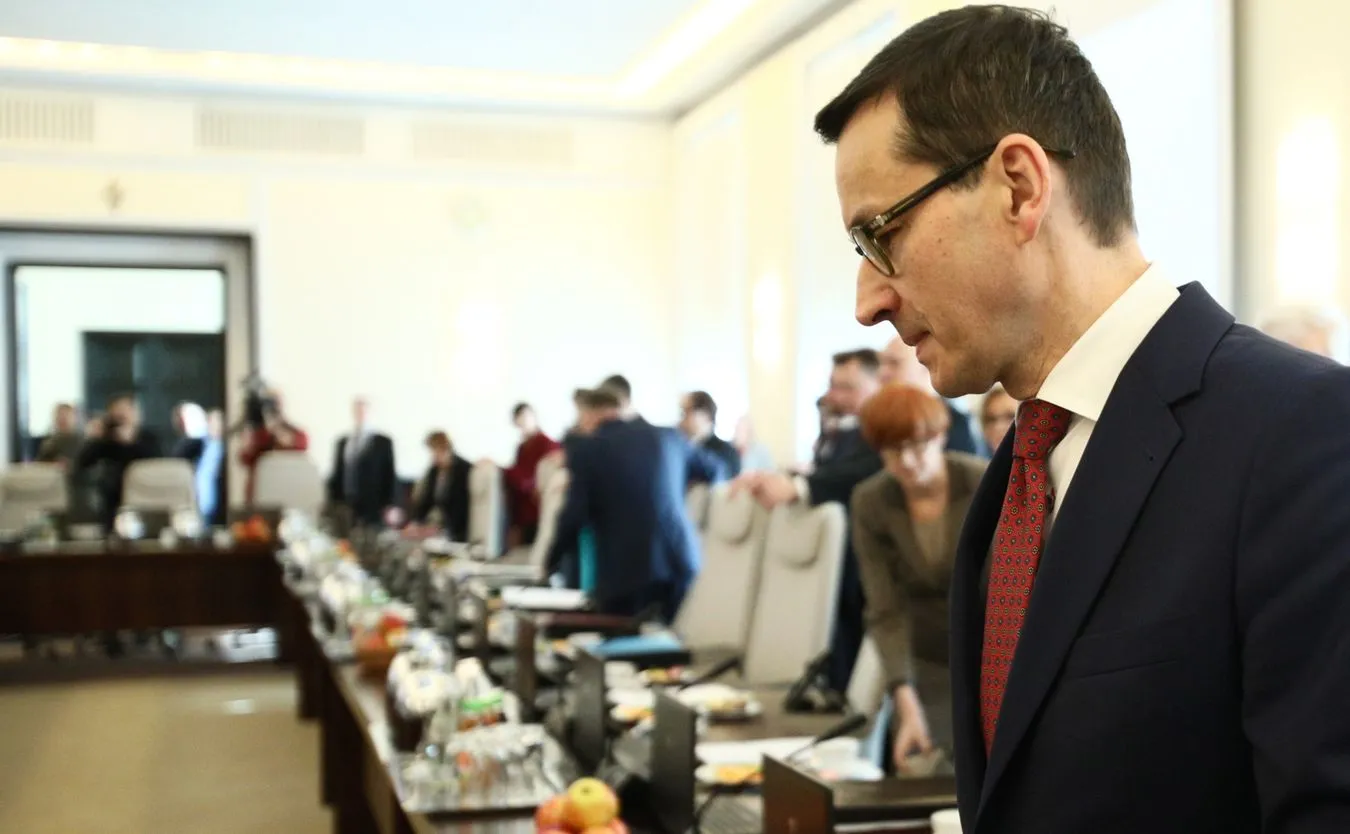 Posiedzenie rządu, premier Mateusz Morawiecki