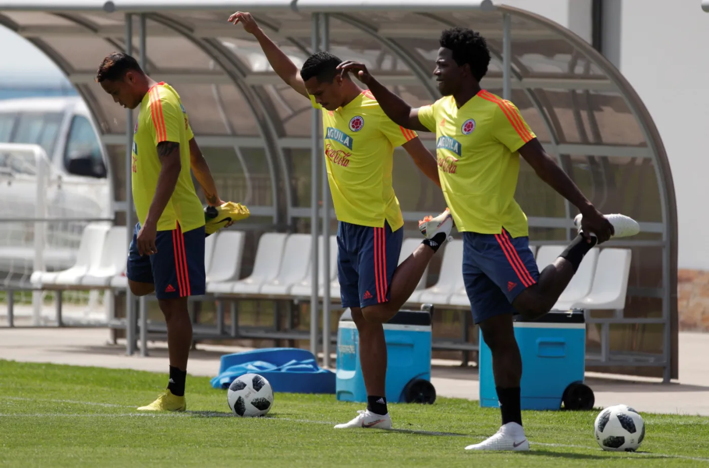 Luis Muriel, Carlos Bacca i Carlos Sanchez
