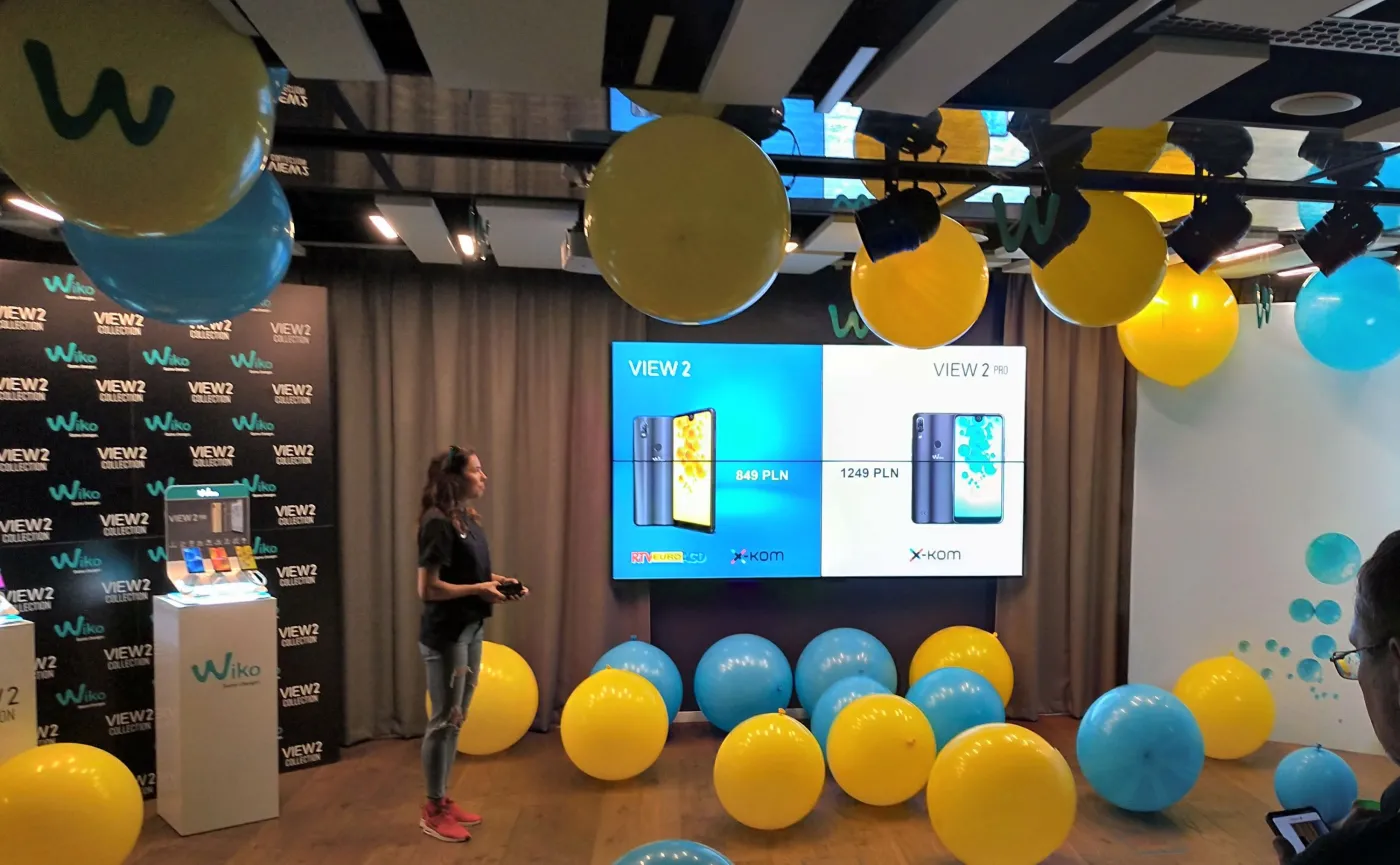 Joanna Jóźwik prezentuje najnowsze smartfony Wiko