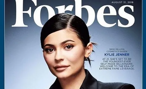 Kylie Jenner na okładce magazynu "Forbes"