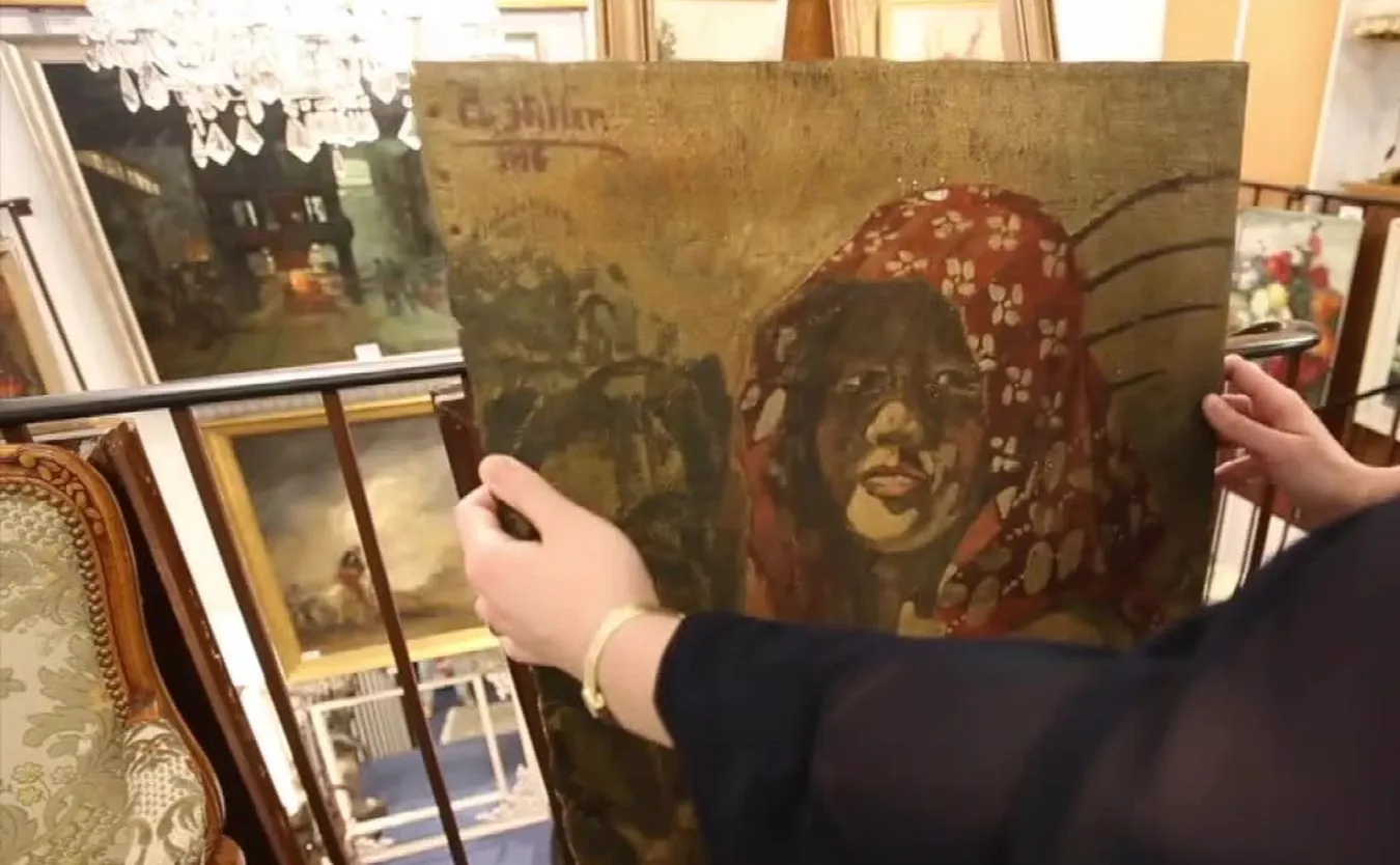 Portret młodej Francuzki autorstwa Adolfa Hitlera