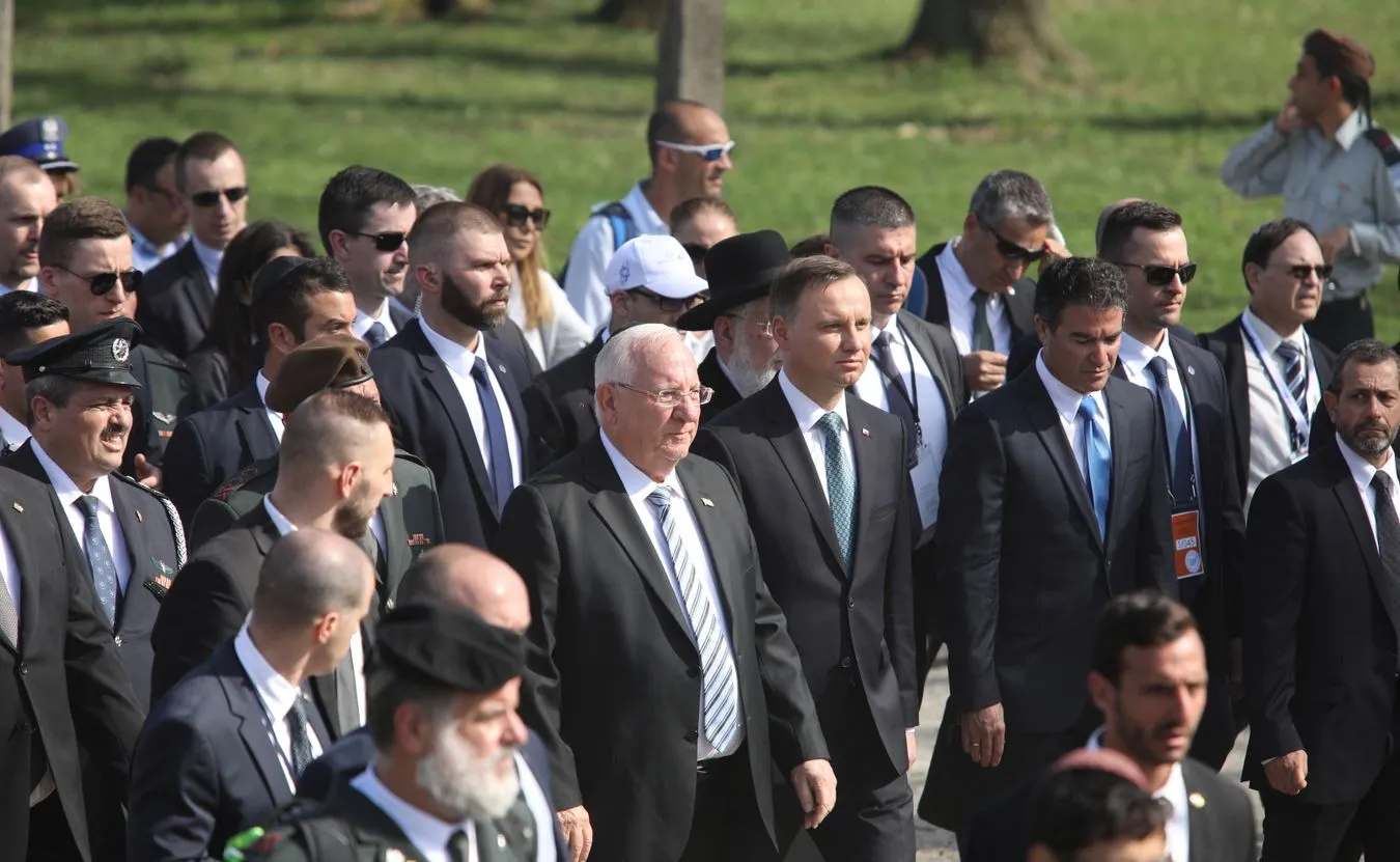 Prezydent Andrzej Duda i prezydent Reuven Riwlin