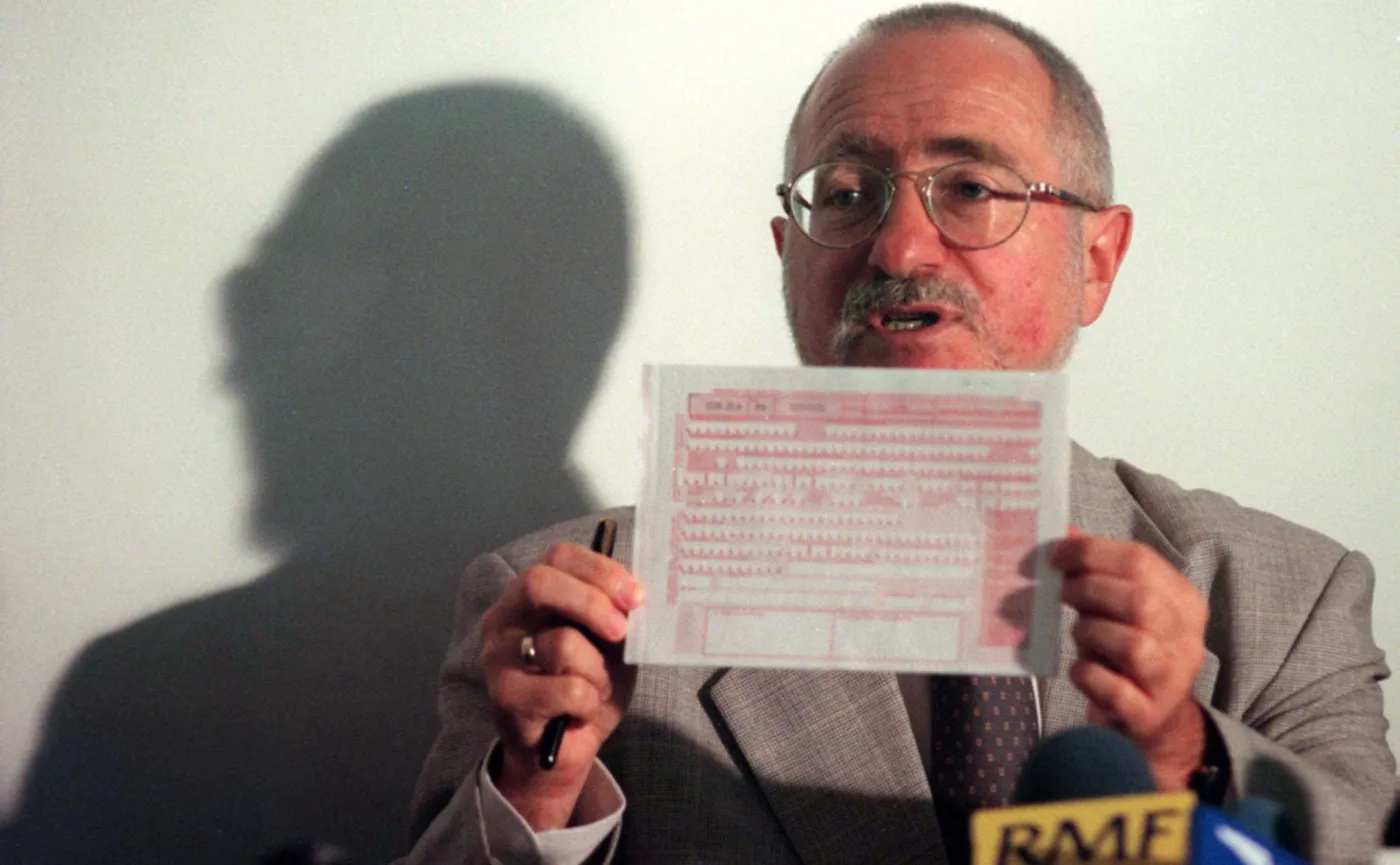 Stanisław Alot jeszcze jako prezes ZUS w 1999 roku