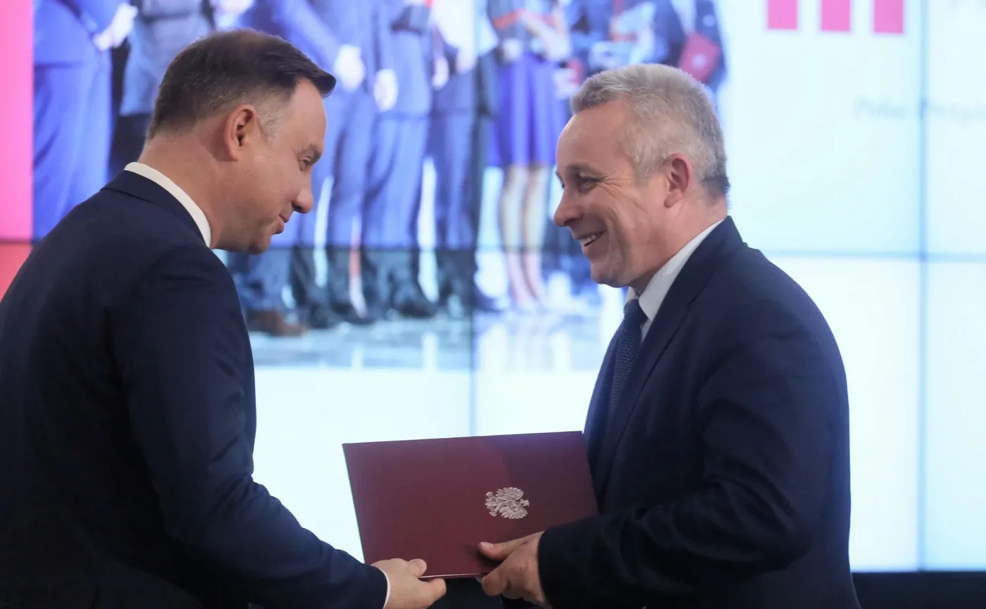 Prezydent Andrzej Duda i Zdzisław Sokal