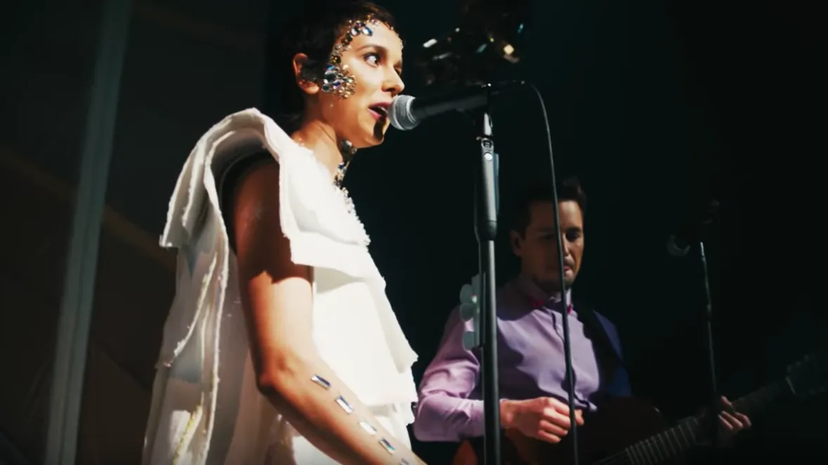 Monika Brodka i Krzysztof Zalewski na koncercie Unplugged