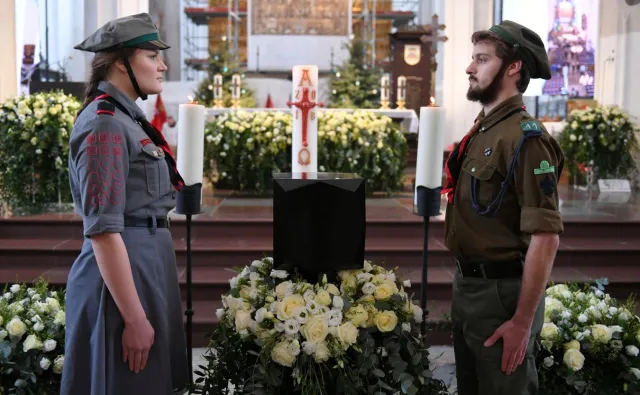 Pogrzeb Pawła Adamowicza. Prezydent Gdańska został pochowany w Bazylice Mariackiej