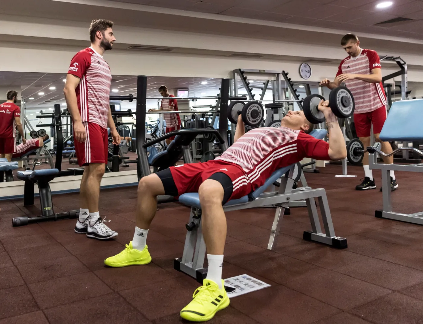 Grzegorz Łomacz, Damian Wojtaszek i Mateusz Bieniek