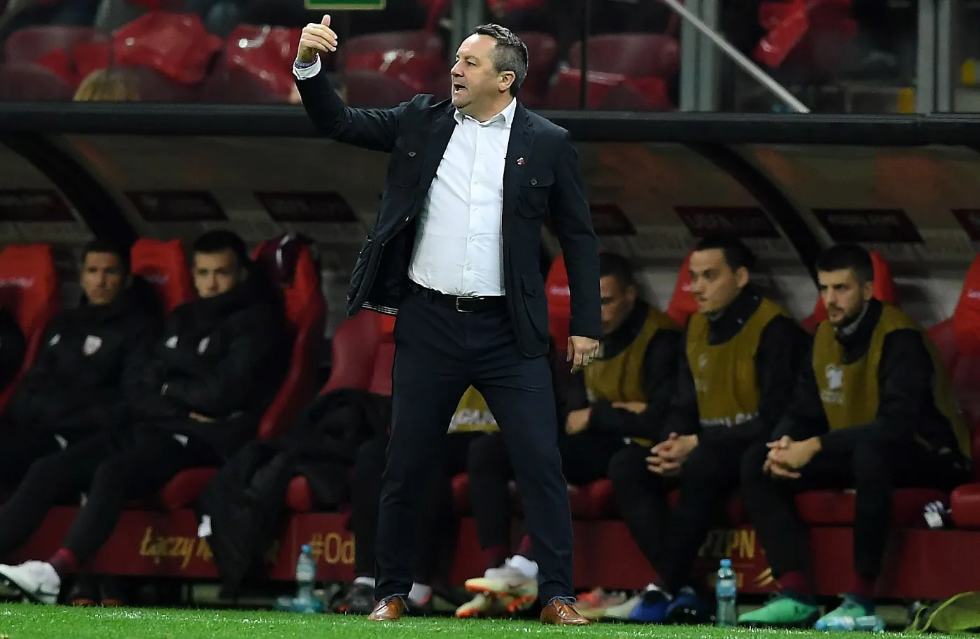 Trener reprezentacji Łotwy Slavisa Stojanovic