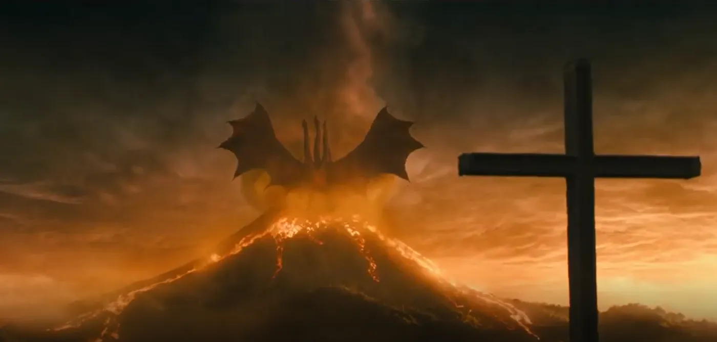 Kadr z filmu "Godzilla II: Królowa Potworów"