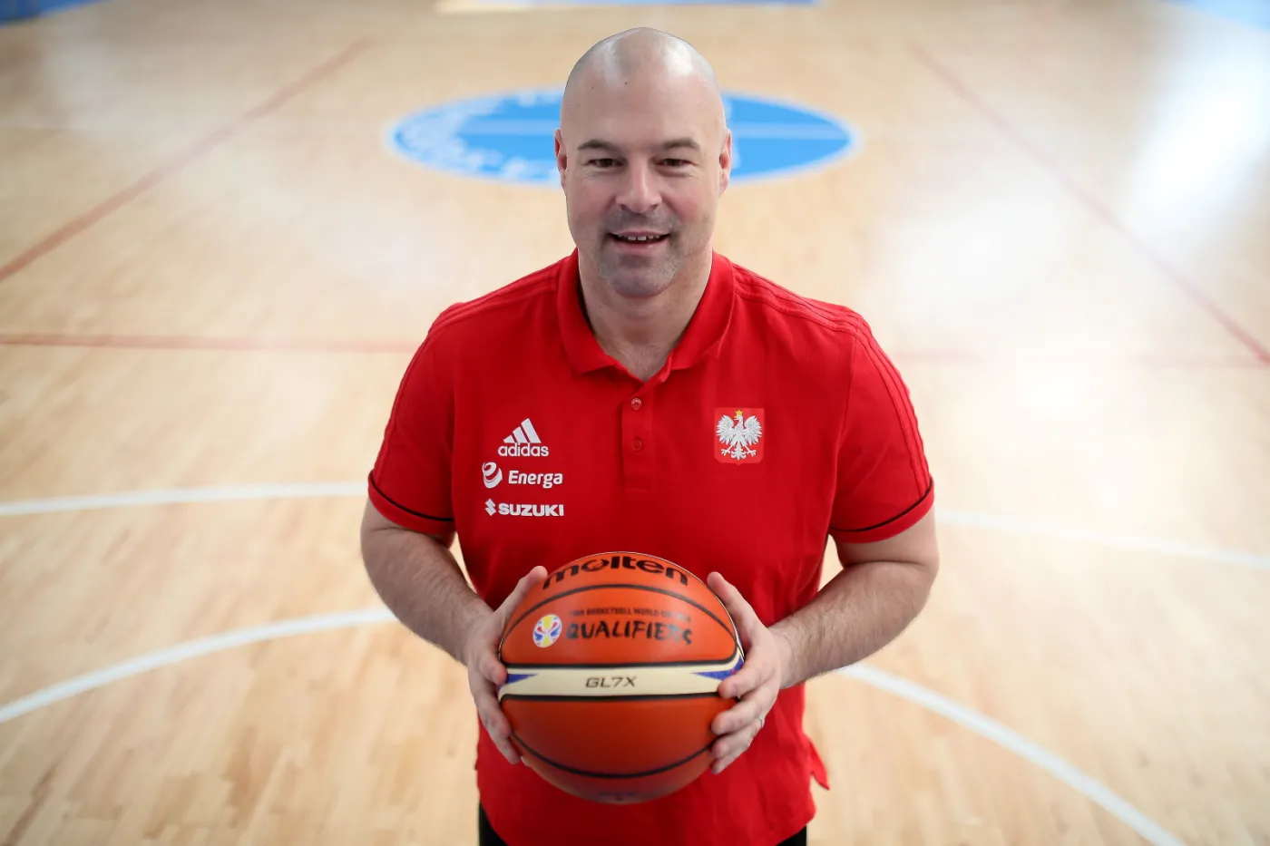 Trener koszykarskiej reprezentacji Polski Mike Taylor