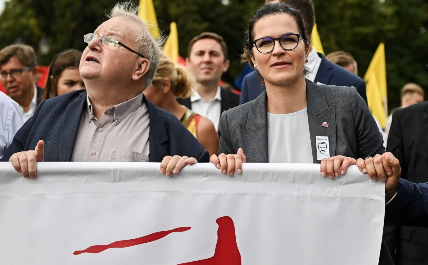 Aleksandra Dulkiewicz i Aleksander Hall