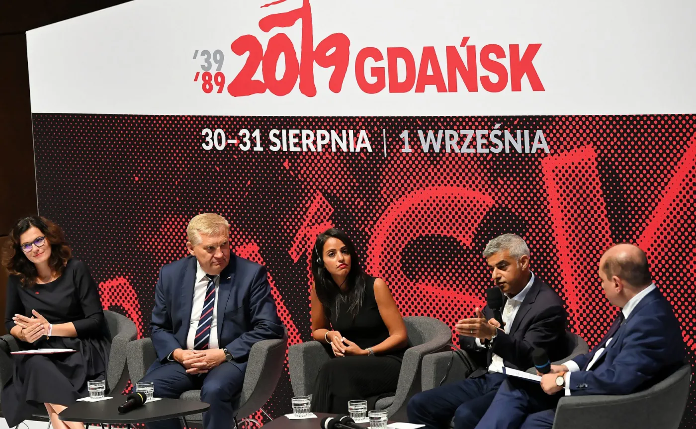 Sadiq Khan, Sawsan Hebli, Aleksandra Dulkiewicz, Tadeusz Truskolaski, Basil Kerski