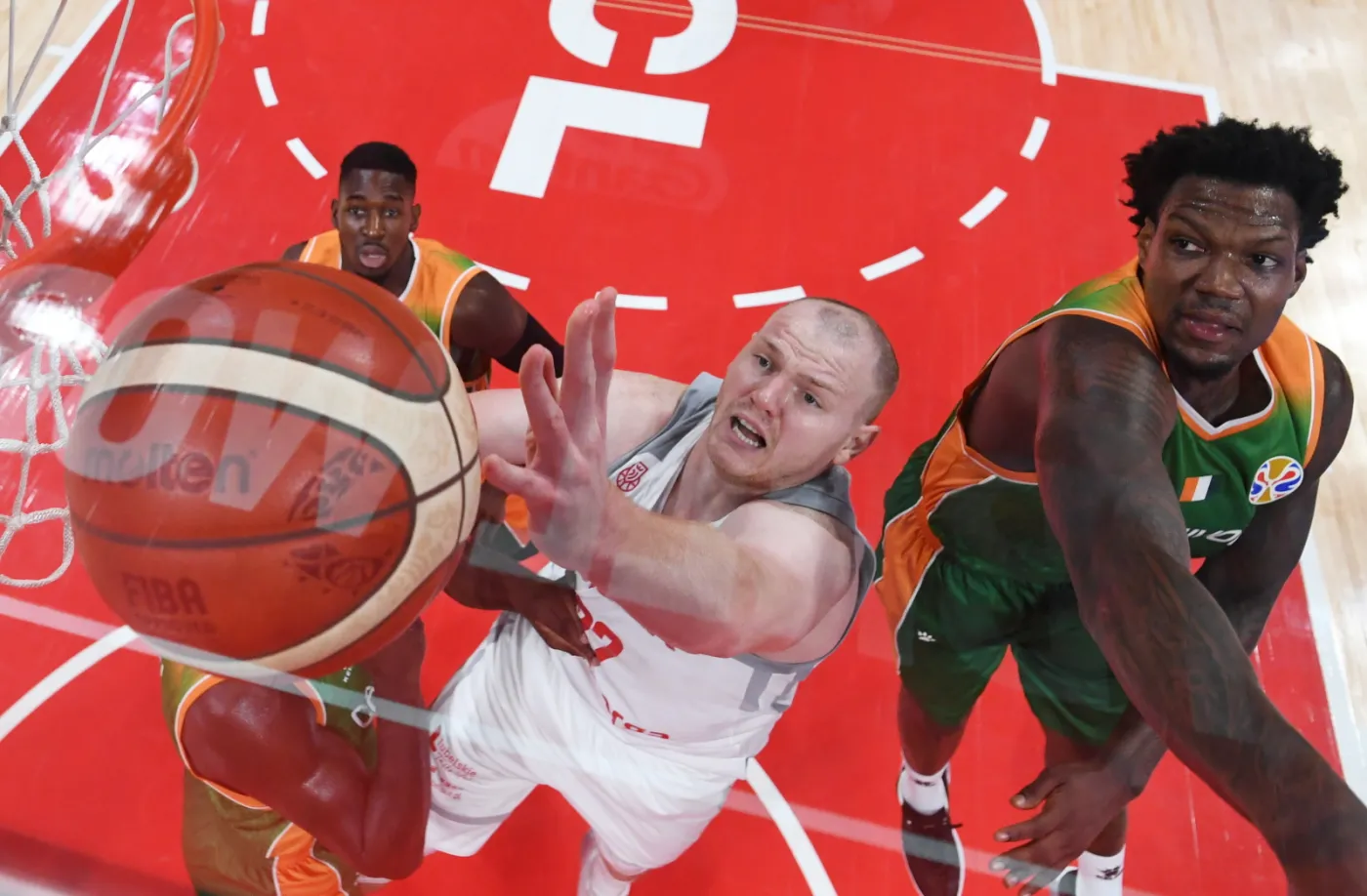 Damian Kulig w meczu z Wybrzeżem Kości Słoniowej