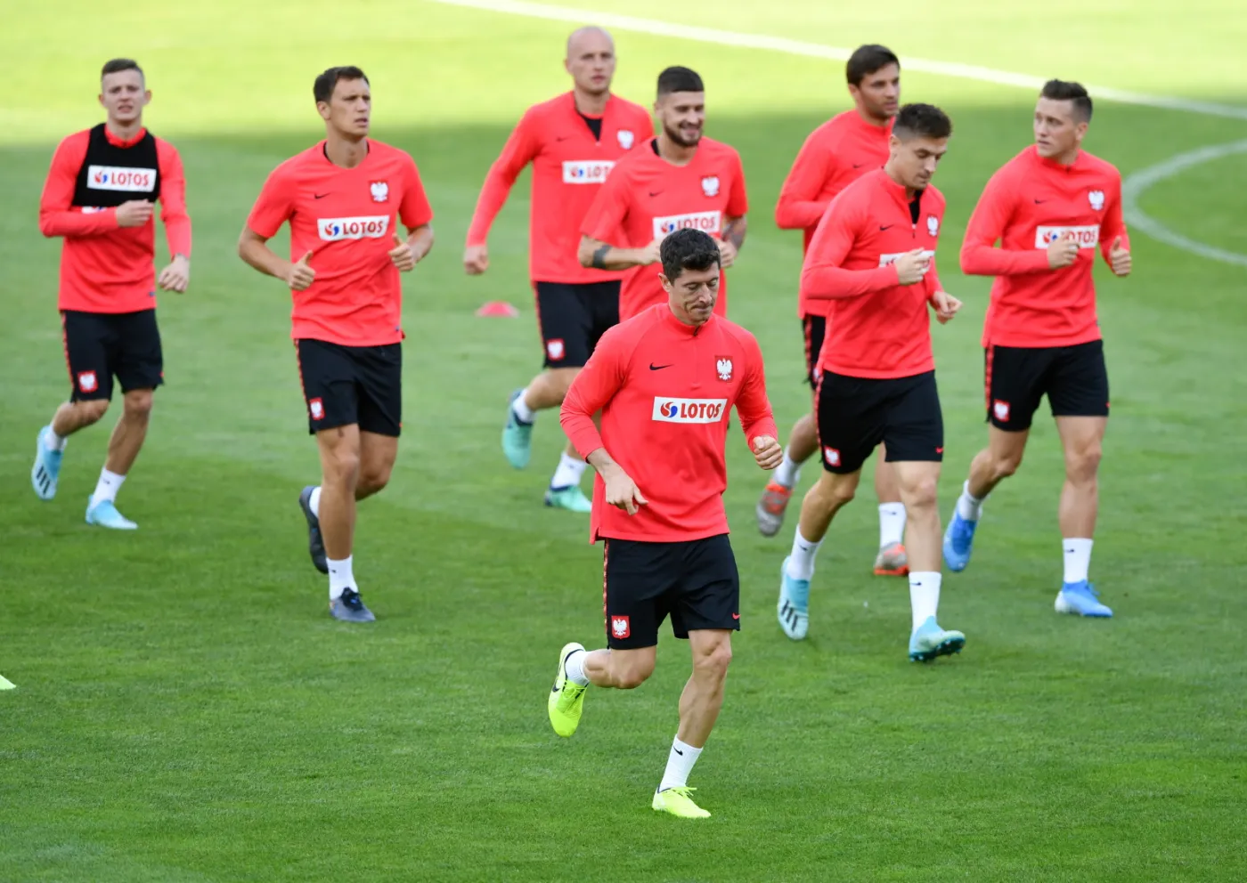 Kapitan piłkarskiej reprezentacji Polski Robert Lewandowski