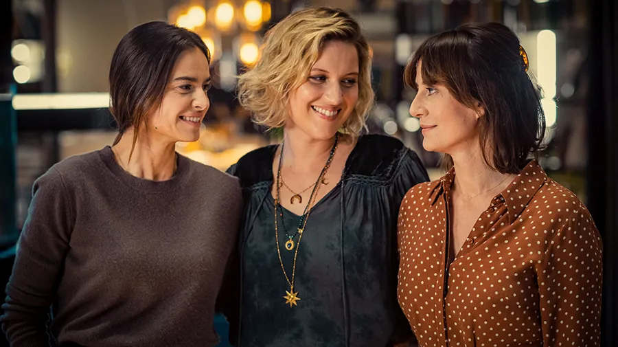 Kasia Smutniak, Aeksandra Domańska oraz Maja Ostaszewska w filmie "(Nie)znajomi"