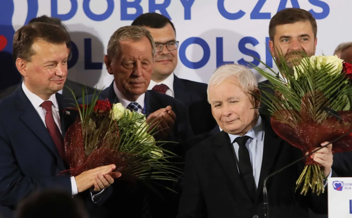 Prezes i politycy PiS na konwencji w Legionowie