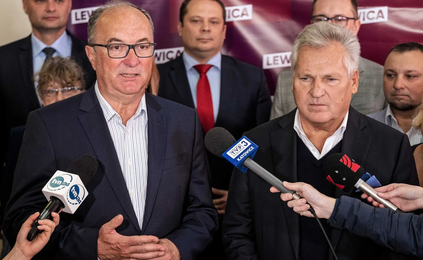 Włodzimierz Czarazsty i Aleksander Kwaśniewski