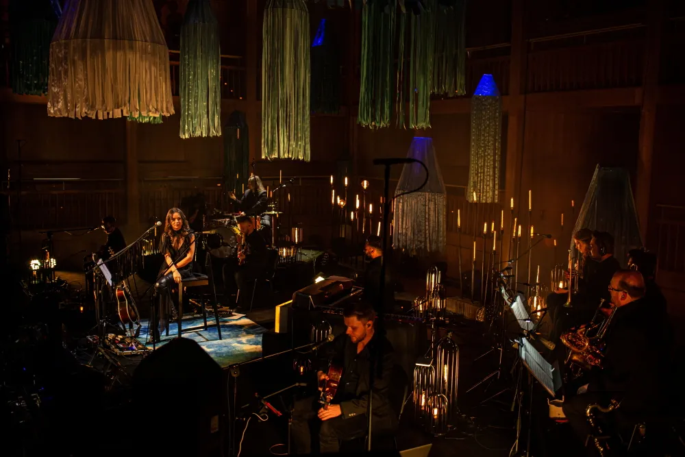 Kasia Kowalska na koncercie MTV Unplugged