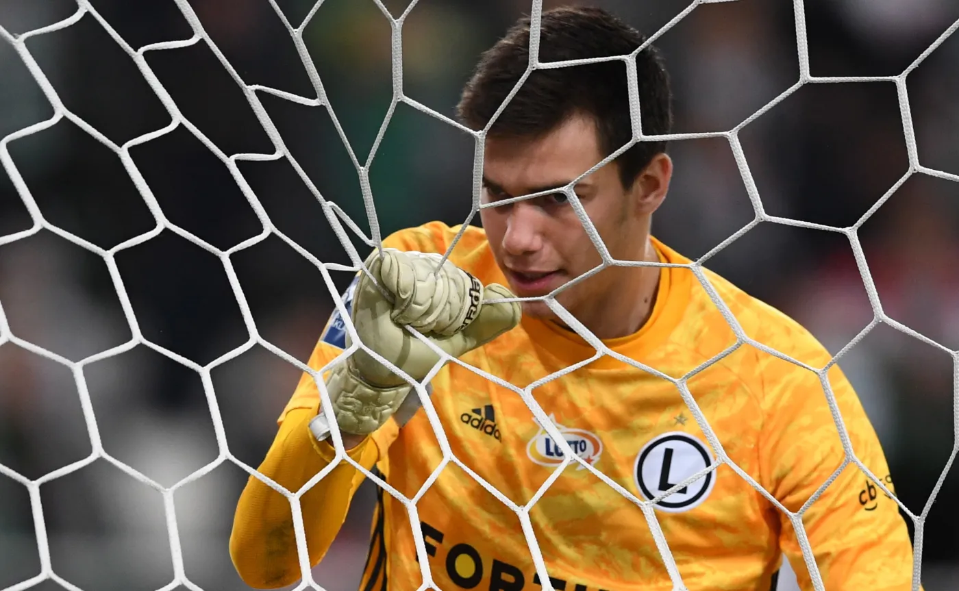 Bramkarz Legii Warszawa Radosław Majecki