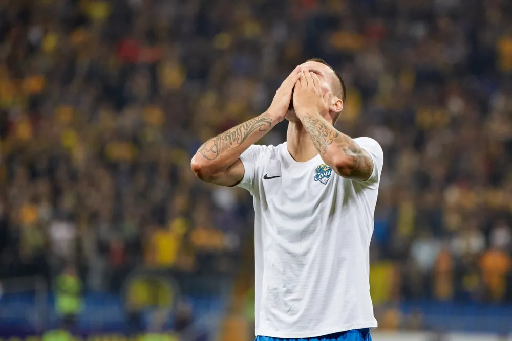 Piłkarz FK Soczi Anton Zabolotny