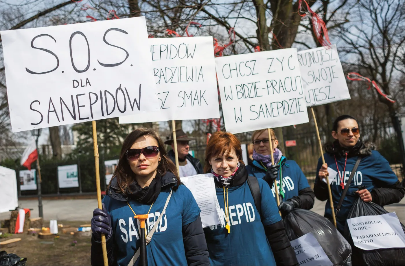 Z kalką na zarazę. Niedofinansowany sanepid wysłany do walki z epidemią