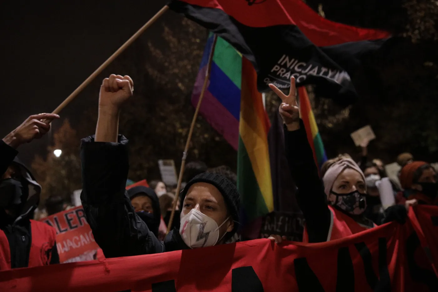 "Czarnek do domu". Policja interweniowała pod MEN