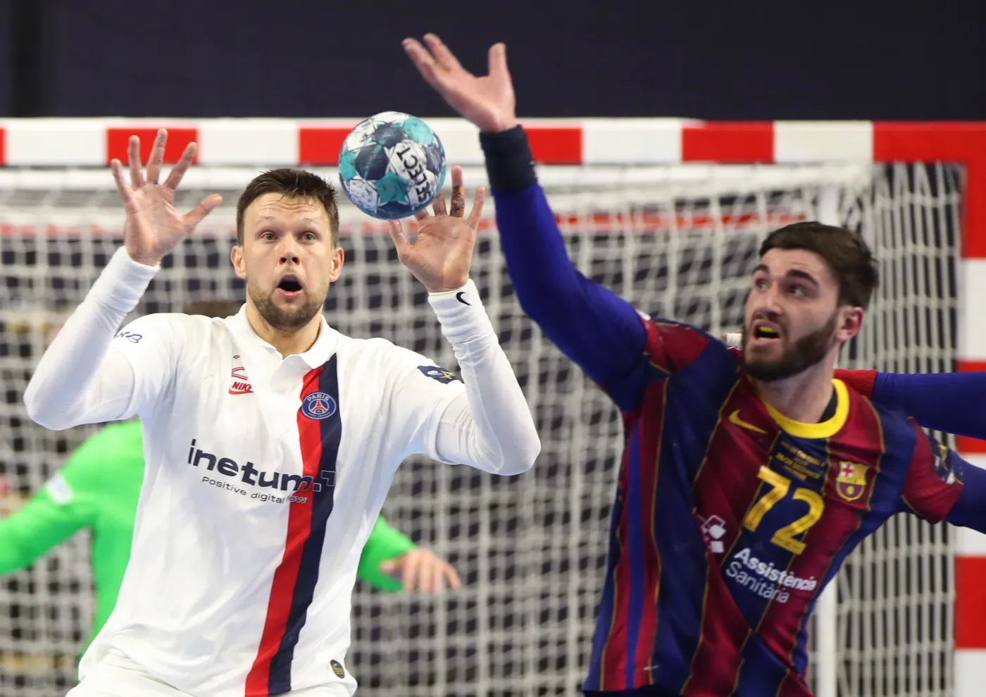 Kamil Syprzaka i jego Paris Saint-Germain na podium Ligi Mistrzów