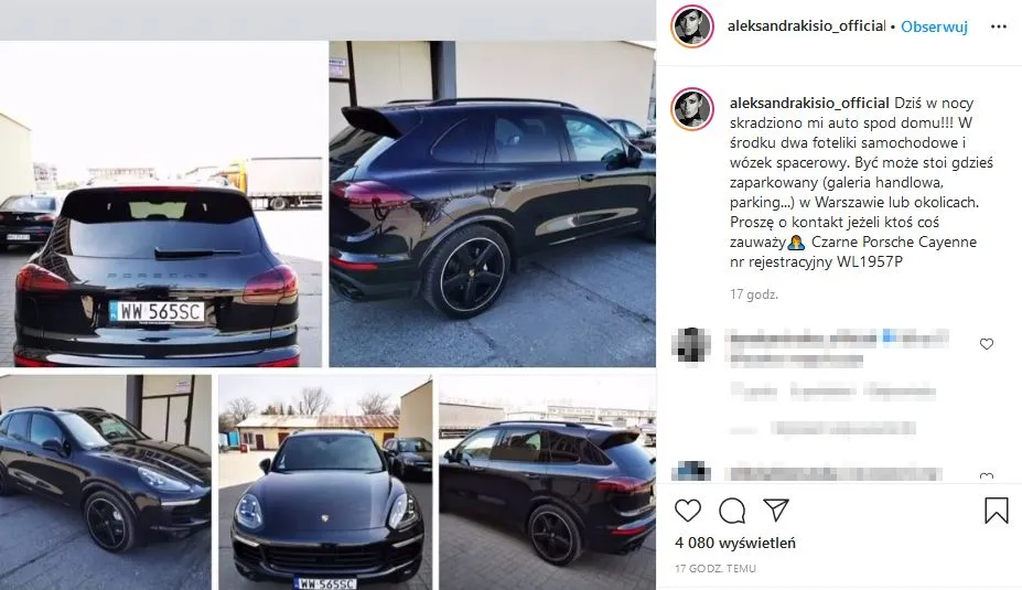 Kolejna polska aktorka straciła drogie auto. Złodzieje samochodów polują na gwiazdy?