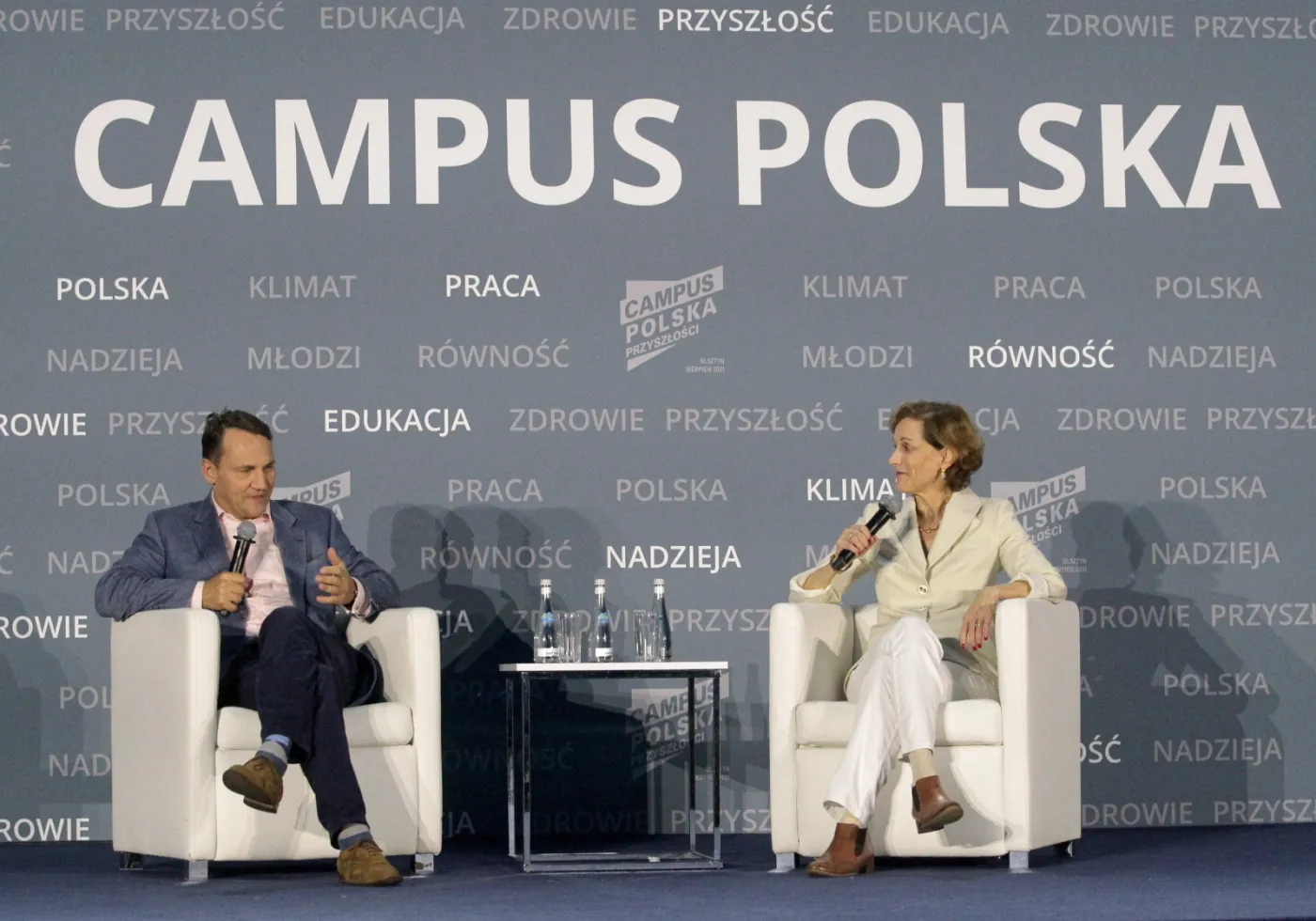 Radosław Sikorski i Anne Applebaum