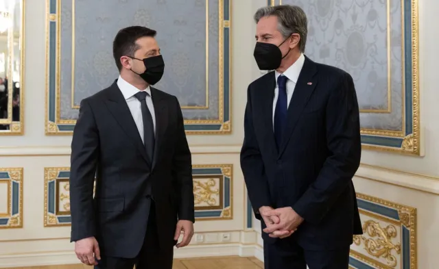 Wizyta Blinkena w Kijowie. USA zwiększy wsparcie dla Ukrainy do 300 mln dolarów