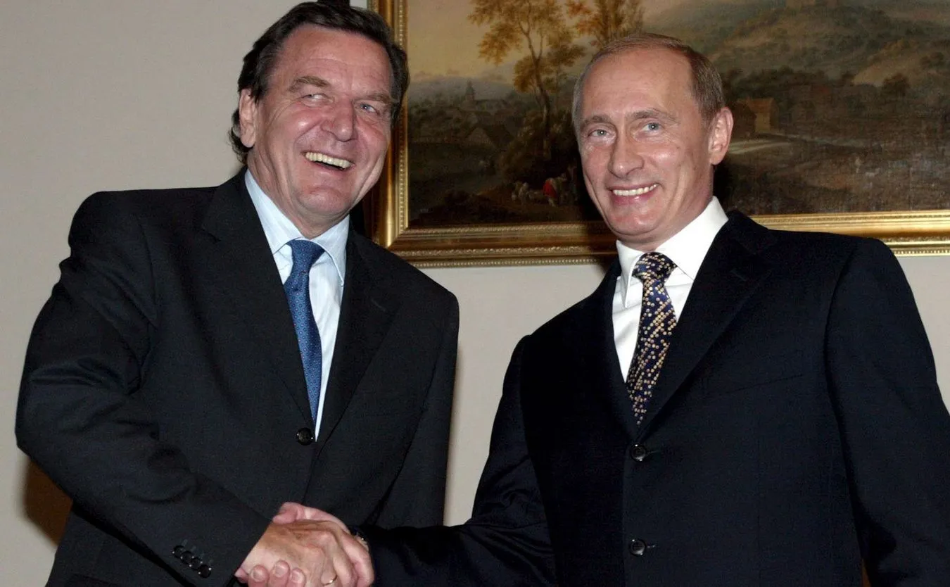 Gerhard Schroeder, Władimir Putin 