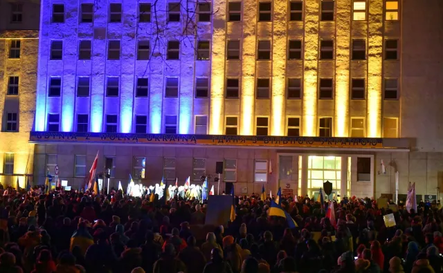 "Nigdy Więcej Wojny". Protesty przeciwko rosyjskiej agresji w wielu miastach Polski