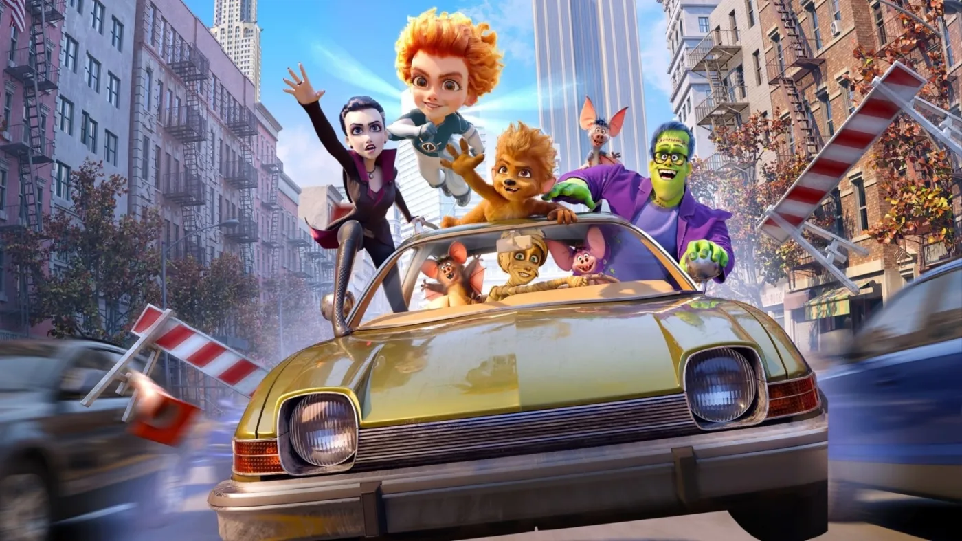 Kadr z filmu Potworna rodzinka 2